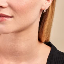 Histoire d'Or Créoles Shiny Garden Or Jaune Oxyde De Zirconium Best