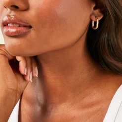 Histoire d'Or Créoles Sostrate Or Jaune Sale