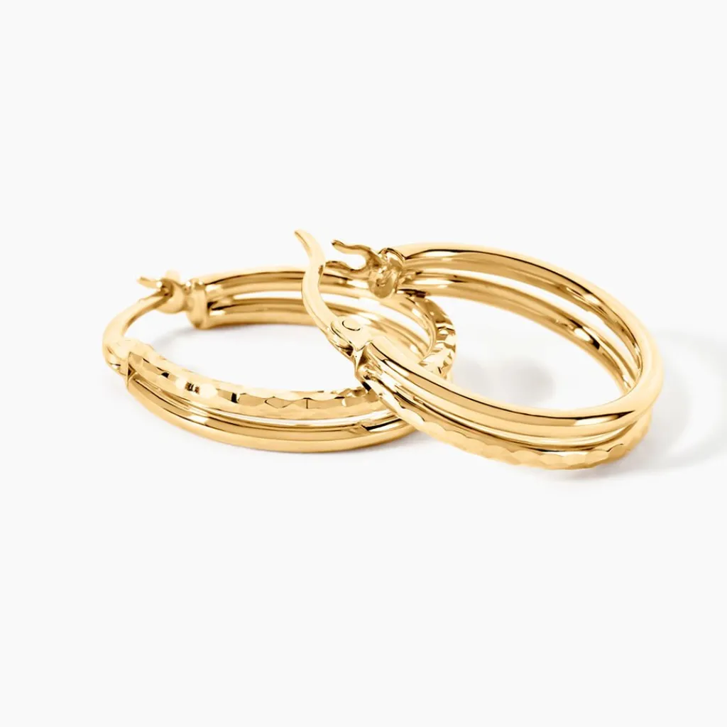 Histoire d'Or Créoles Spartacus Or Jaune Best