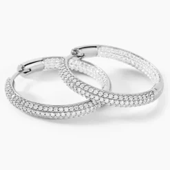 Histoire d'Or Créoles Suzel Argent Blanc Oxyde De Zirconium