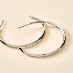 Histoire d'Or Créoles Tahaa Acier Blanc Hot