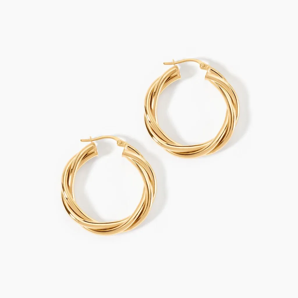 Histoire d'Or Créoles Tegan Or Jaune Online