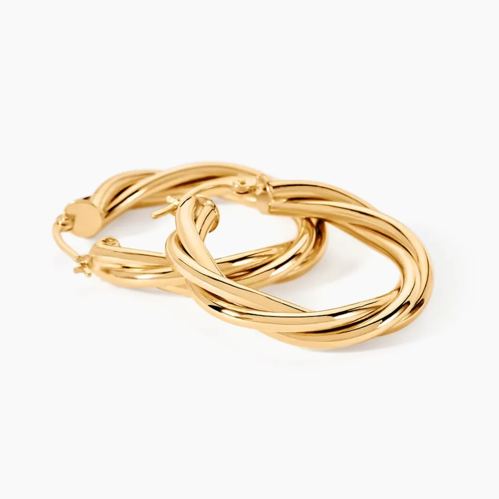 Histoire d'Or Créoles Tegan Or Jaune Online