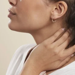 Histoire d'Or Créoles Tehanie Plaqué Or Jaune Best