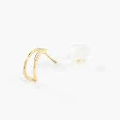 Histoire d'Or Créoles Tevye Or Jaune Oxyde De Zirconium Clearance