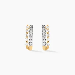 Histoire d'Or Créoles The Crown De Zirconium or jaune oxyde Outlet