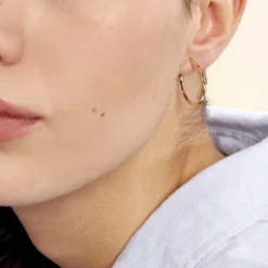 Histoire d'Or Créoles Thyrza Or Jaune Clearance