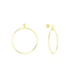 Histoire d'Or Créoles Tia Geometrique Or Jaune Hot