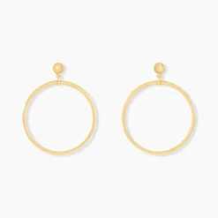 Histoire d'Or Créoles Tia Geometrique Or Jaune