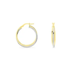 Histoire d'Or Créoles Tita Or Bicolore Outlet