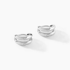 Histoire d'Or Créoles Two Argent Blanc Clearance