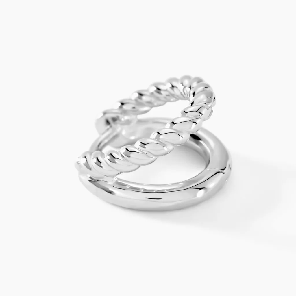 Histoire d'Or Créoles Two Argent Blanc