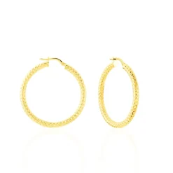 Histoire d'Or Créoles Udara Or Jaune Hot