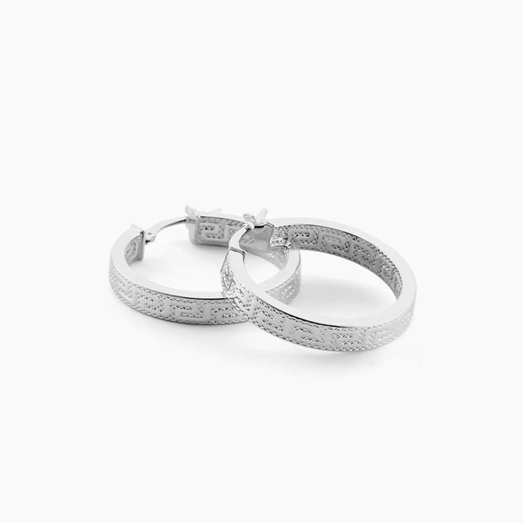 Histoire d'Or Créoles Ugenie or blanc Discount