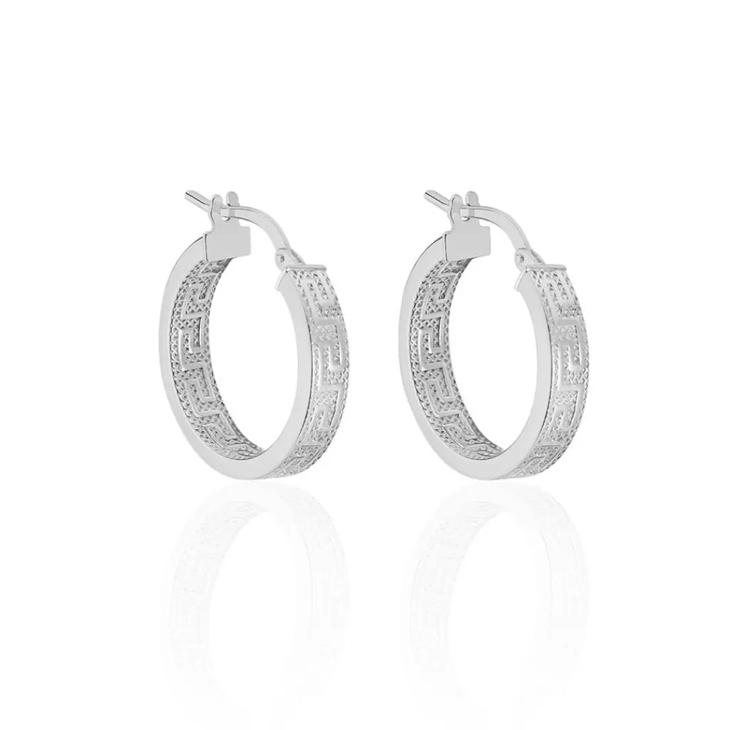 Histoire d'Or Créoles Ugenie Or Blanc Best