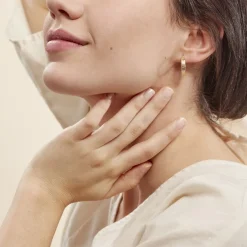 Histoire d'Or Créoles Ugenie Or Jaune Hot