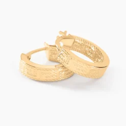 Histoire d'Or Créoles Ugenie Or Jaune Sale