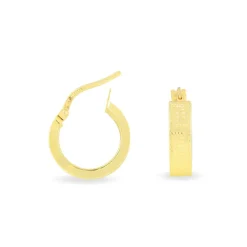 Histoire d'Or Créoles Ugenie Or Jaune Sale