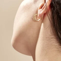 Histoire d'Or Créoles Ugenie Or Jaune Sale