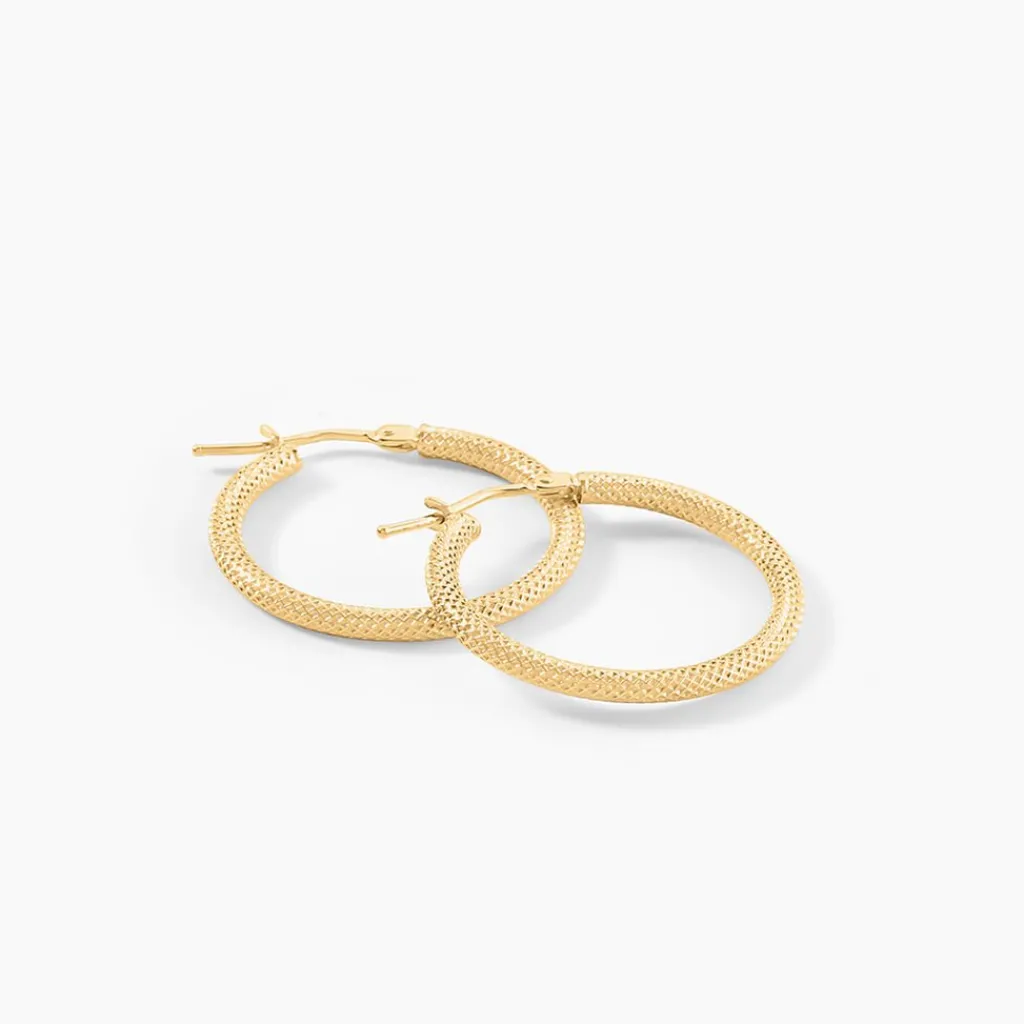 Histoire d'Or Créoles Ulrica Or Jaune Clearance