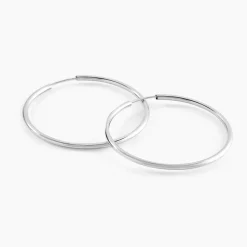 Histoire d'Or Créoles Valencina or blanc Outlet