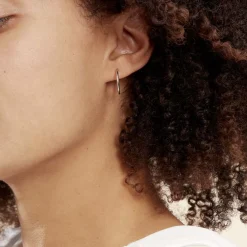 Histoire d'Or Créoles Valencina or blanc Clearance