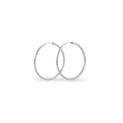 Histoire d'Or Créoles Valencina or blanc