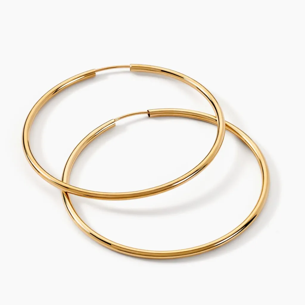 Histoire d'Or Créoles Valencina or jaune Discount