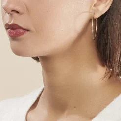 Histoire d'Or Créoles Valencina or jaune Discount