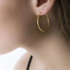 Histoire d'Or Créoles Valencina or jaune Hot