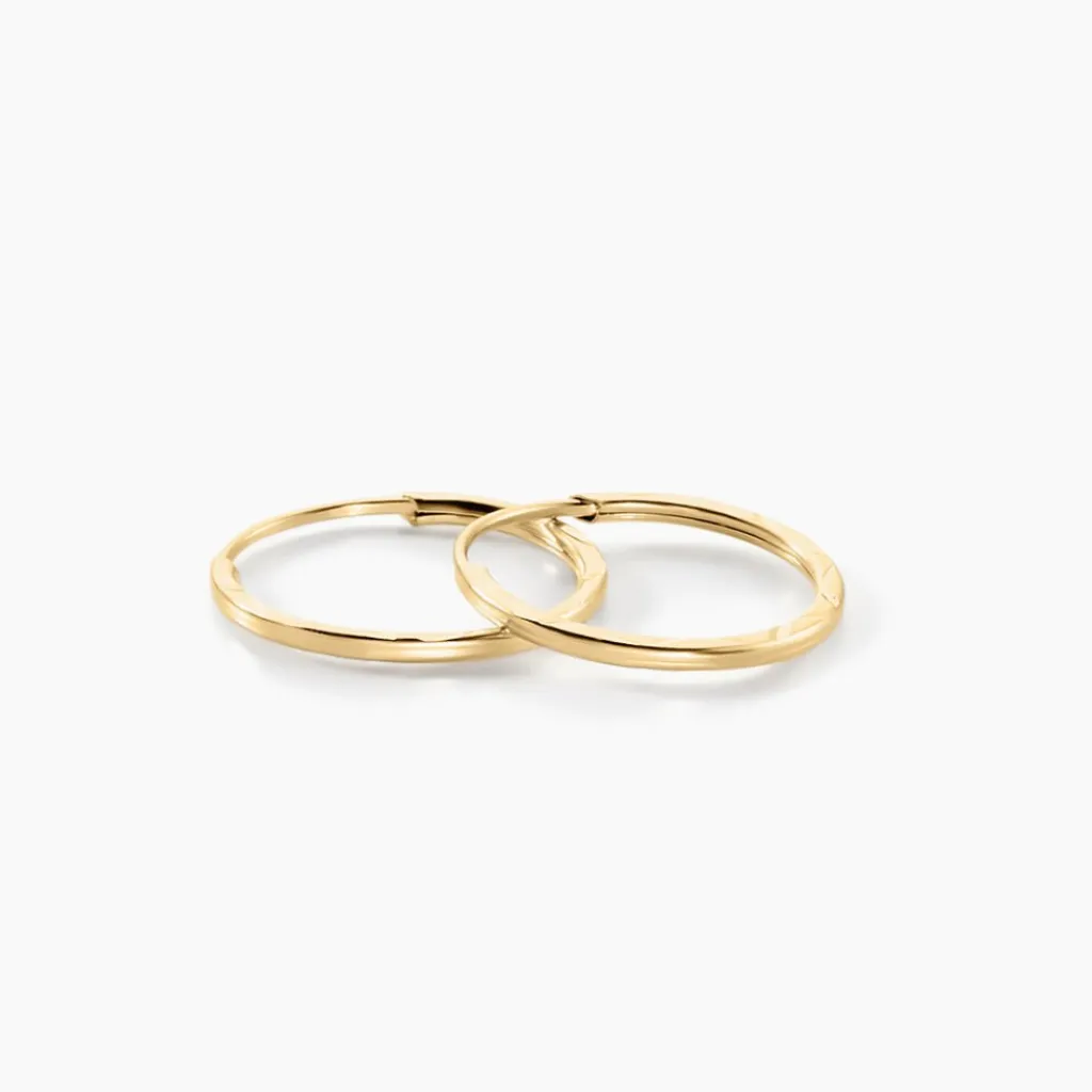 Histoire d'Or Créoles Valerina or jaune New