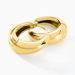 Histoire d'Or Créoles Venezia Acier Jaune Best