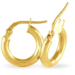 Histoire d'Or Créoles Verania or jaune Sale