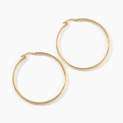 Histoire d'Or Créoles Verania or jaune Sale