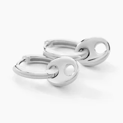 Histoire d'Or Créoles Viana Argent Blanc Discount