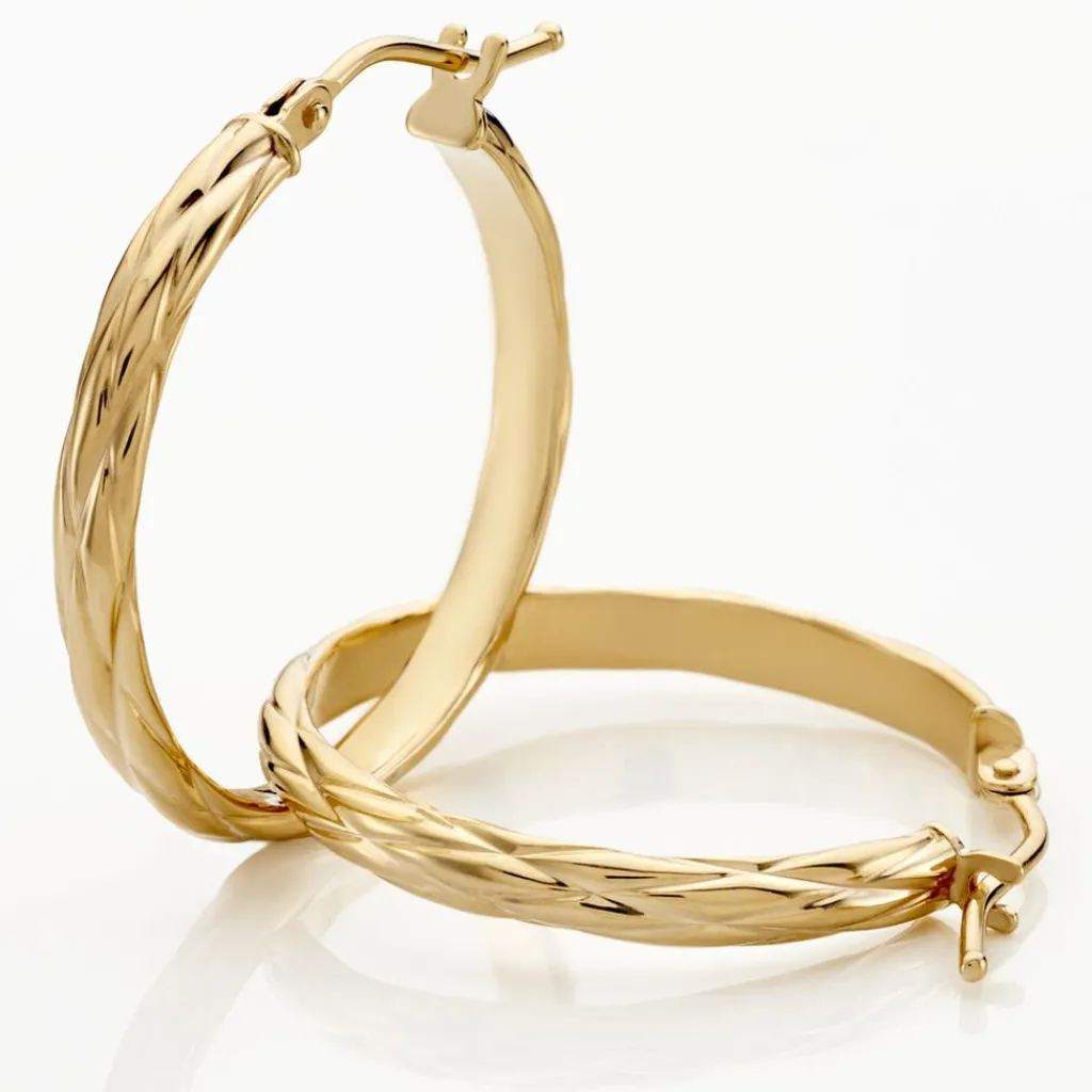 Histoire d'Or Créoles Vitali Or Jaune Clearance