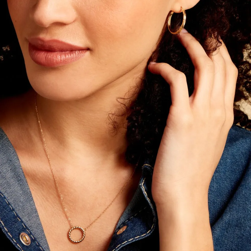 Histoire d'Or Créoles Vitali Or Jaune Clearance