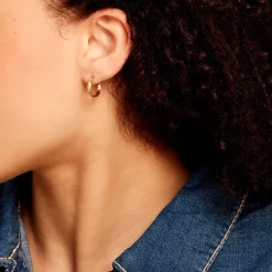 Histoire d'Or Créoles Vitali Or Jaune Sale