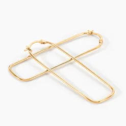 Histoire d'Or Créoles Yaira Plaqué Or Jaune Discount