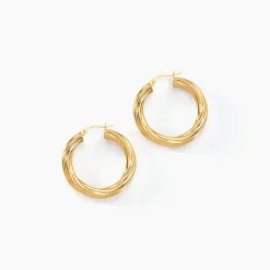 Histoire d'Or Créoles Yori Or Jaune Clearance