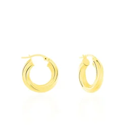 Histoire d'Or Créoles Yori Or Jaune Sale