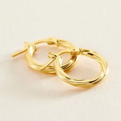 Histoire d'Or Créoles Youri Or Jaune New