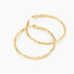 Histoire d'Or Créoles Youri Or Jaune Sale