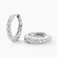 Histoire d'Or Créoles Ysanne Argent Blanc Best