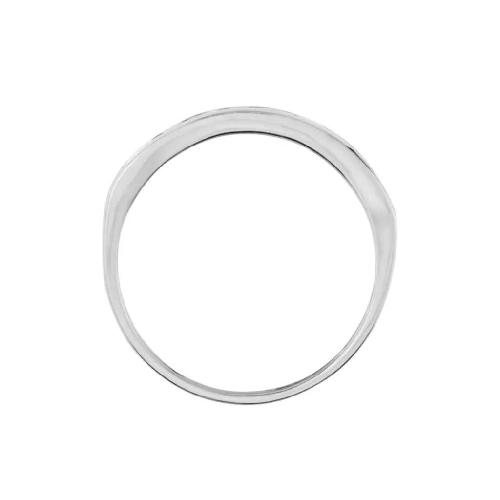 Histoire d'Or Demi Alliance Davila Or Blanc Oxyde Best