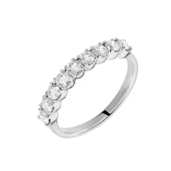 Histoire d'Or Demi Alliance Eloise Platine Blanc Diamant Discount