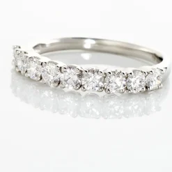 Histoire d'Or Demi Alliance Eloise Platine Blanc Diamant Discount