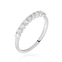 Histoire d'Or Demi Alliance Eloise Platine Blanc Diamant Discount