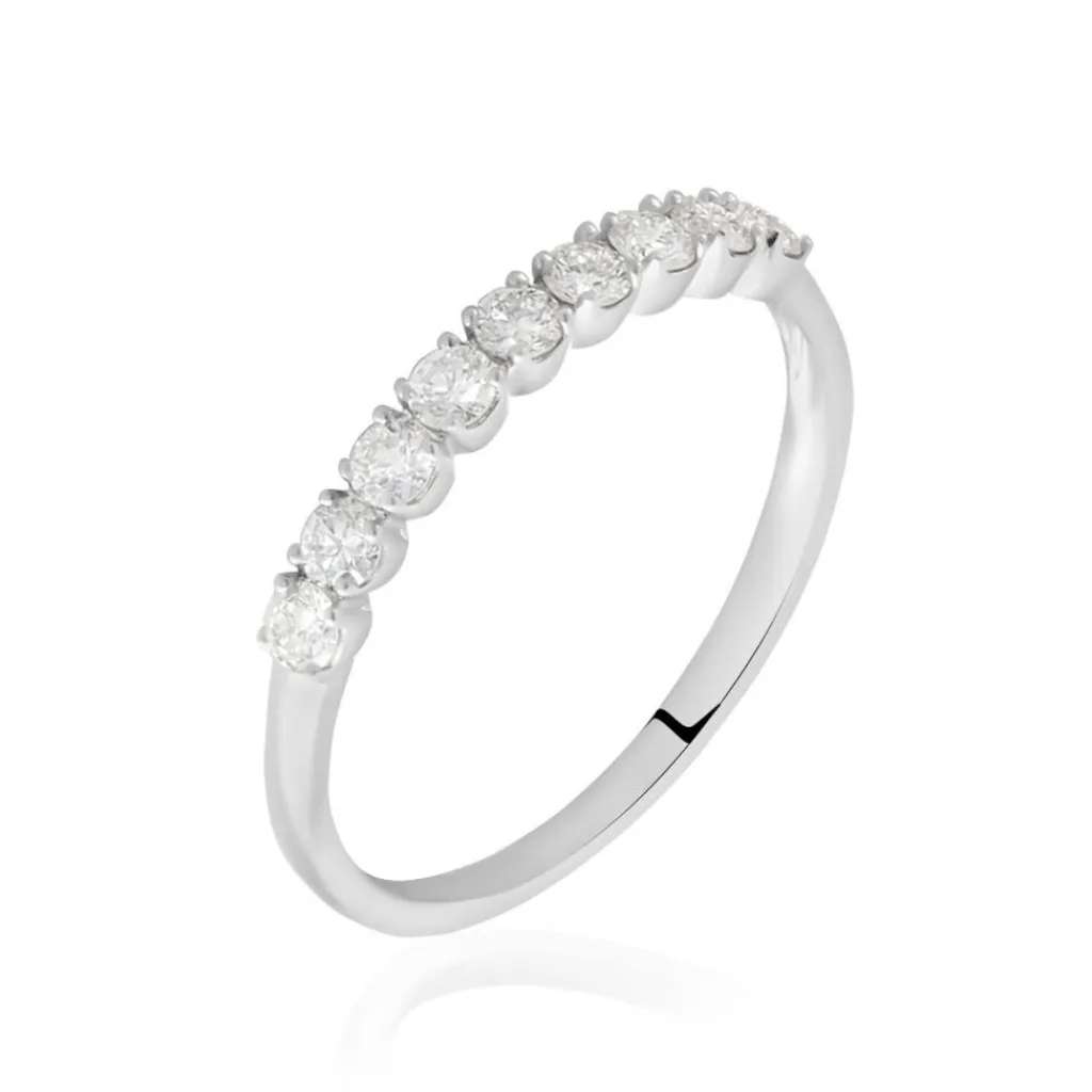 Histoire d'Or Demi Alliance Eloise Platine Blanc Diamant Discount