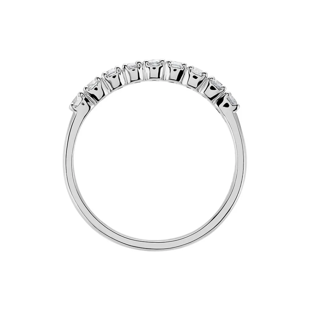 Histoire d'Or Demi Alliance Hera platine blanc diamant Online